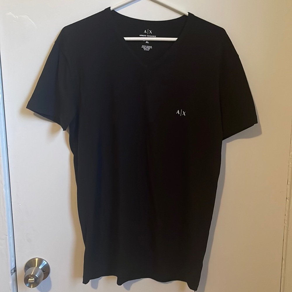 Black Armani Exchange t shirt